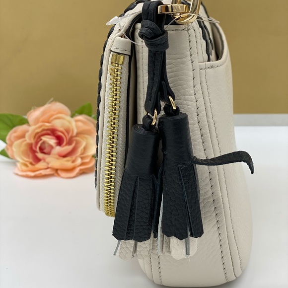 MICHAEL KORS BEDFORD SM FLAP XBODY LT CREAM MULTI - Picture 9 of 16